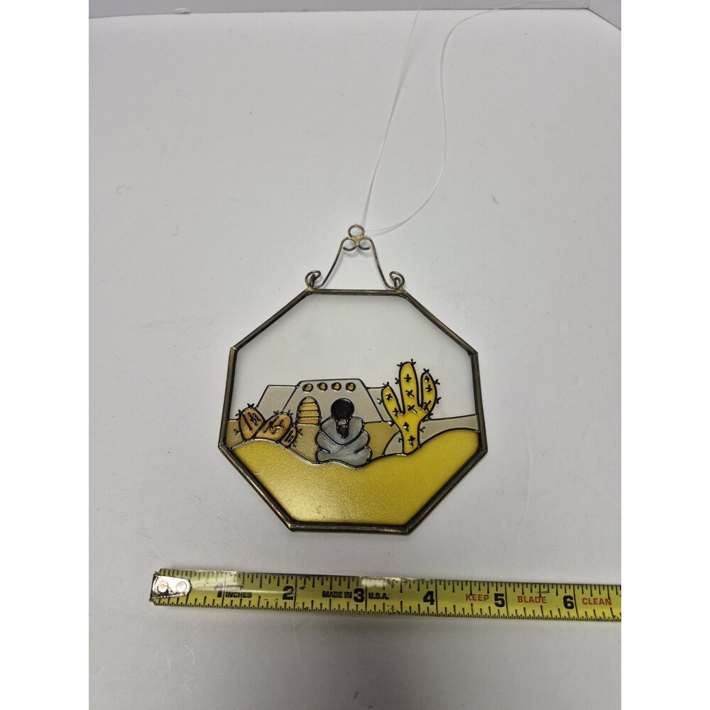 Vintage Western Desert Window Suncatcher Window Hanging